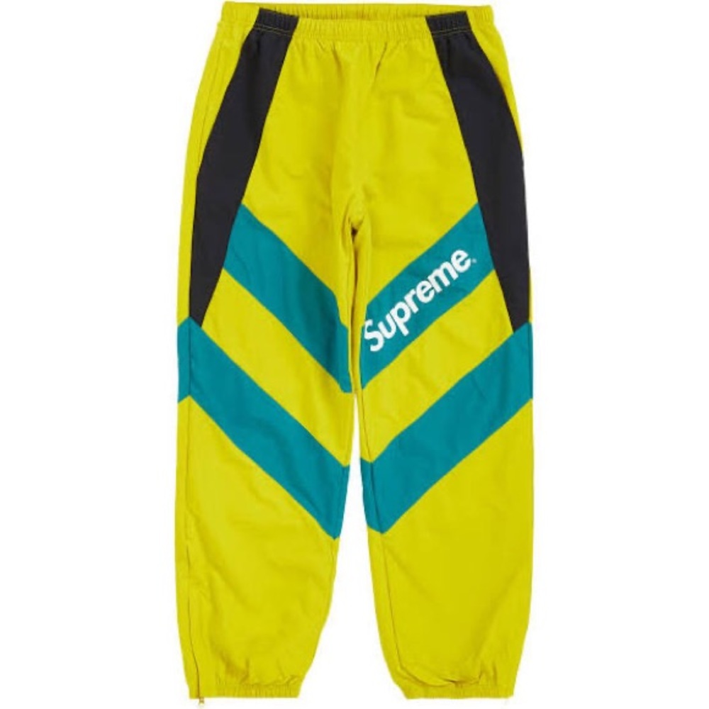 Supreme Paneled Track Pant LT Gold Size XL NEW NWT